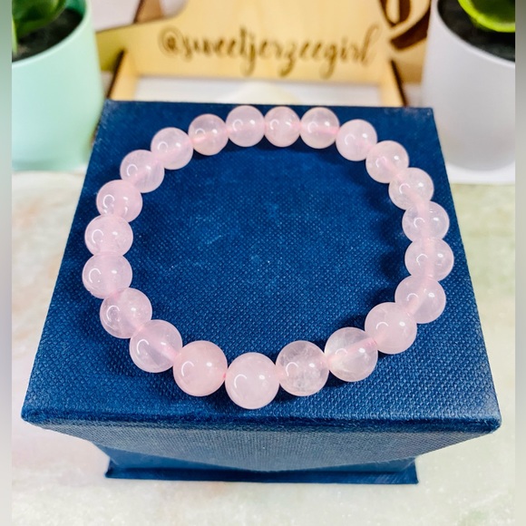 Jewelry - Rose Quartz Unconditional Love Stone Stretch Bracelet